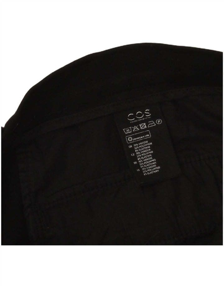 Cos Slim Chino-Hose für Herren, W34, L29, schwarze Viskose