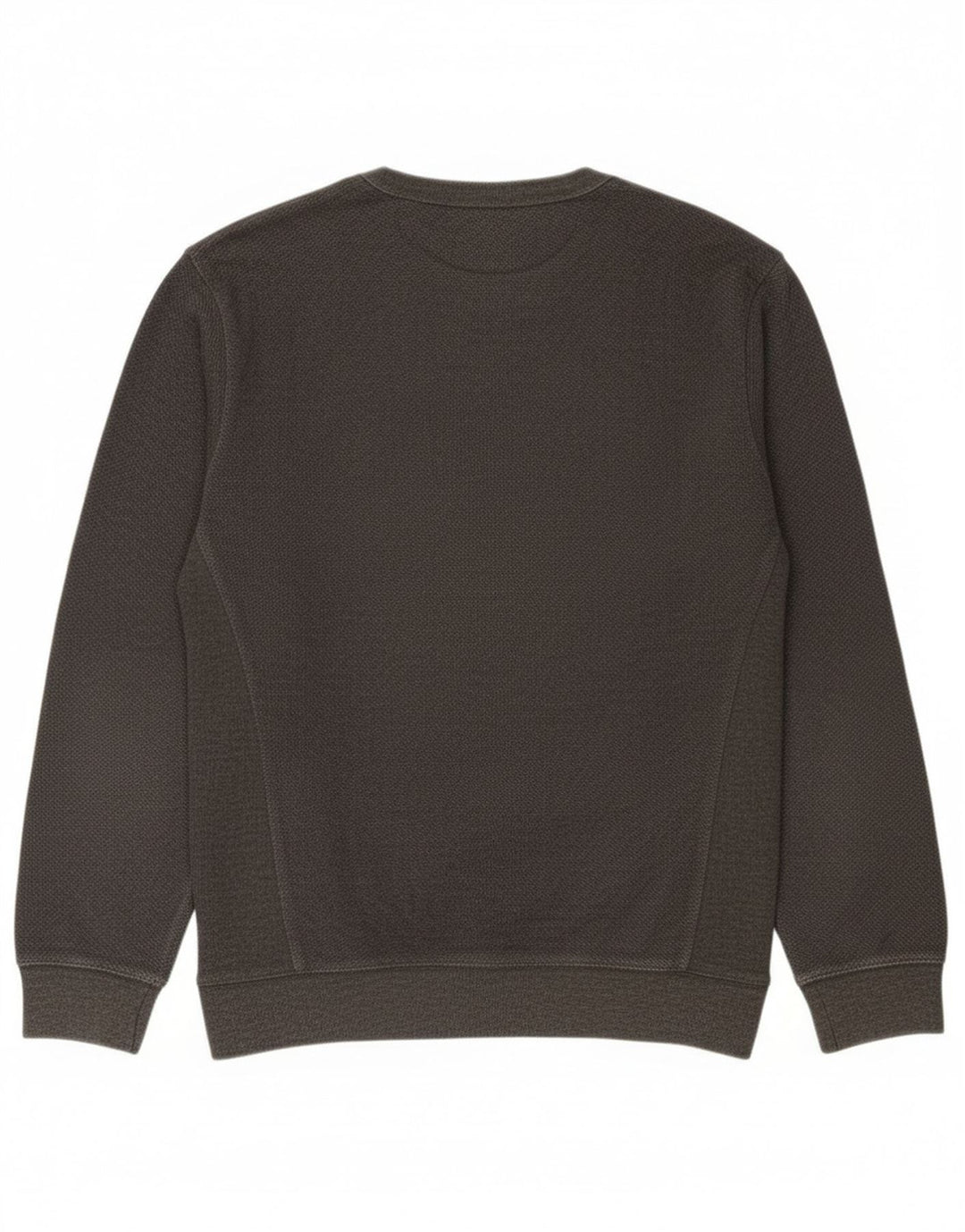 Zara Herren-Sweatshirt-Pullover aus mittelgrauer Baumwolle