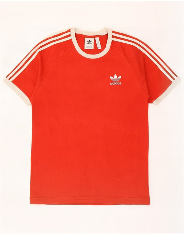 Adidas Herren T-Shirt Top Small Rot