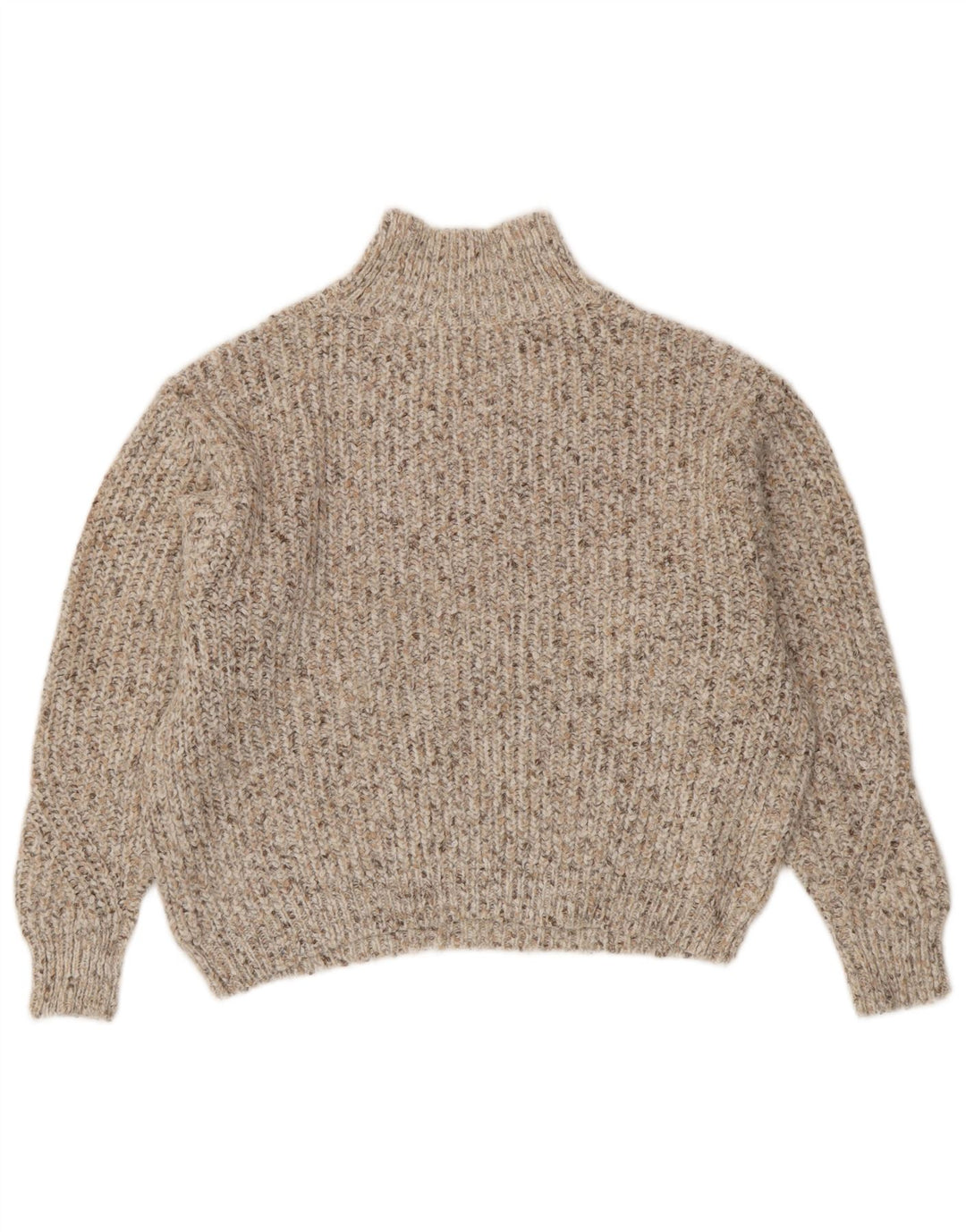 Marks & Spencer Rollkragenpullover für Damen, Gr. 14, Mittelbeige