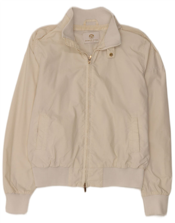North Sails Damen Bomberjacke UK 14 Medium Off White Polyamid