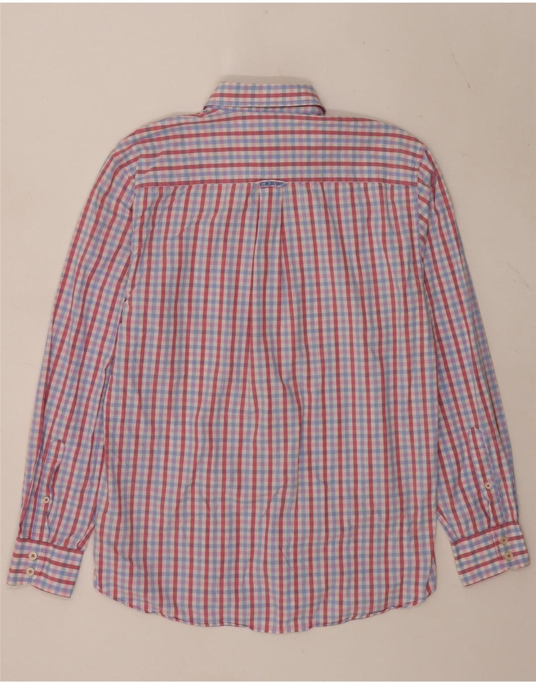 Crew Clothing Herren-Hemd mit klassischer Passform, mittelgroße, mehrfarbige Gingham-Baumwolle