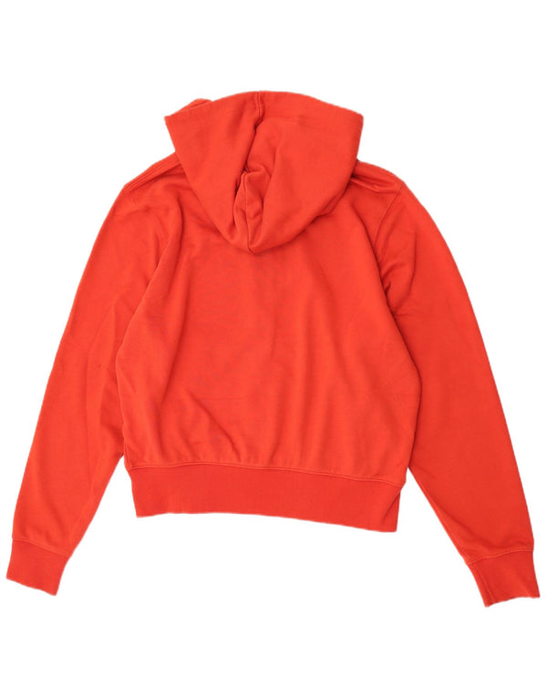 Zara Herren-Kapuzenpullover mit Reißverschluss, klein, rote Baumwolle