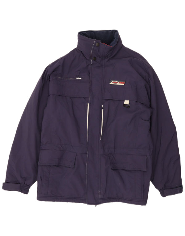 Reusch Herren Windjacke UK 40 Large Marineblau Polyamid