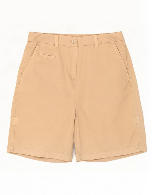 Marks & Spencer Damen Chinoshorts UK 10 Small W30 Beige Baumwolle