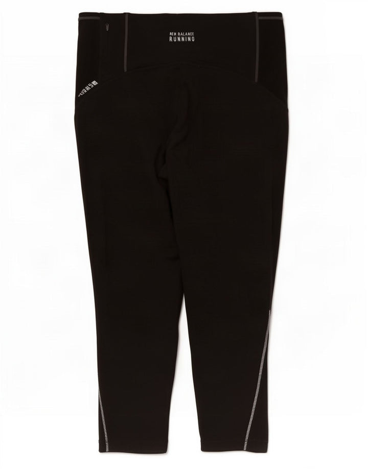 New Balance Damen Capri-Leggings UK 14 Large Schwarz