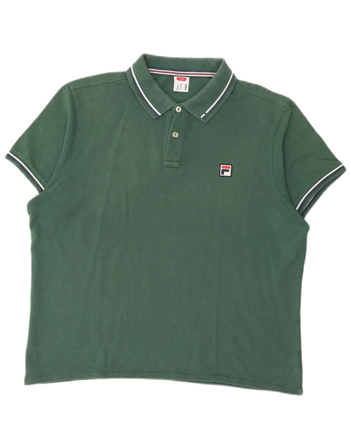 Fila Herren Poloshirt IT 54 Large Grün