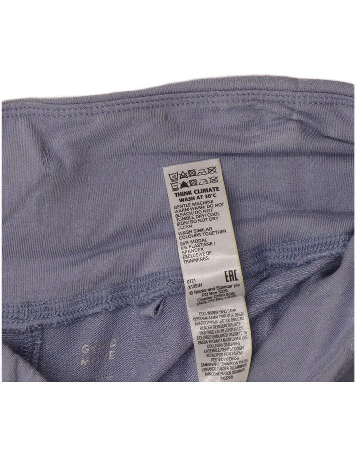 Marks & Spencer Damen-Trainingshose, Jogginghose, Gr. 40, Größe L, Blau, Modal