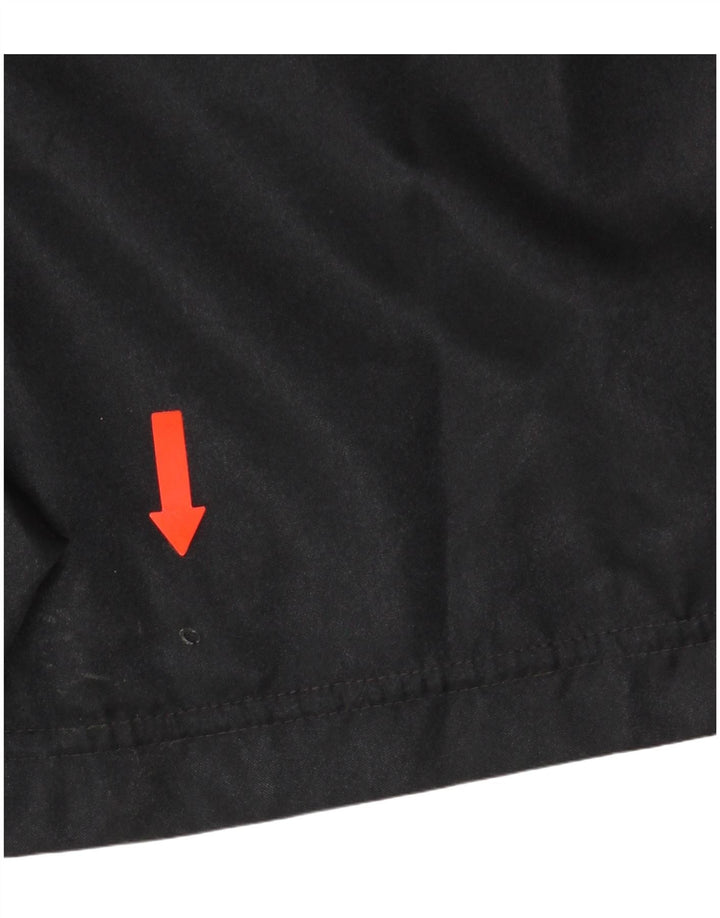 Adidas Damen Sportshorts UK 10 Small Schwarz Polyamid