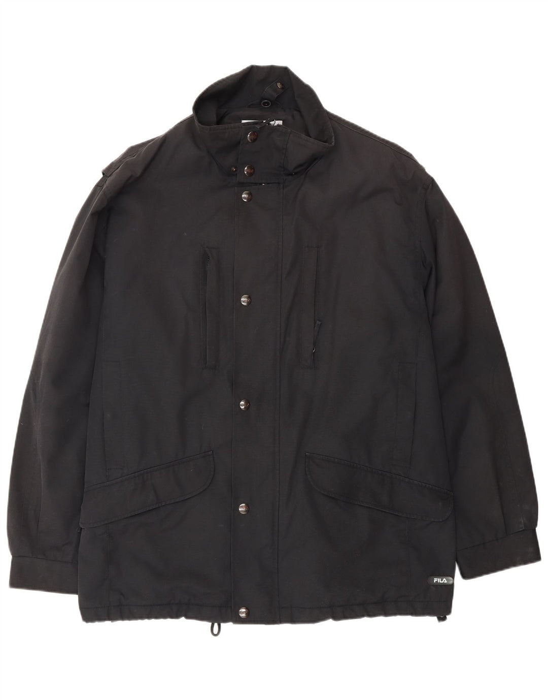 Fila Herren Windjacke IT 50 Large Schwarz Polyester