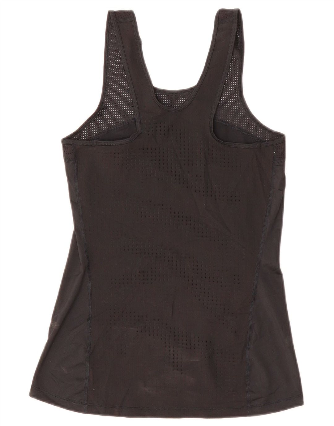 NIKE Damen-Weste Top UK 8 Small Schwarz Polyester