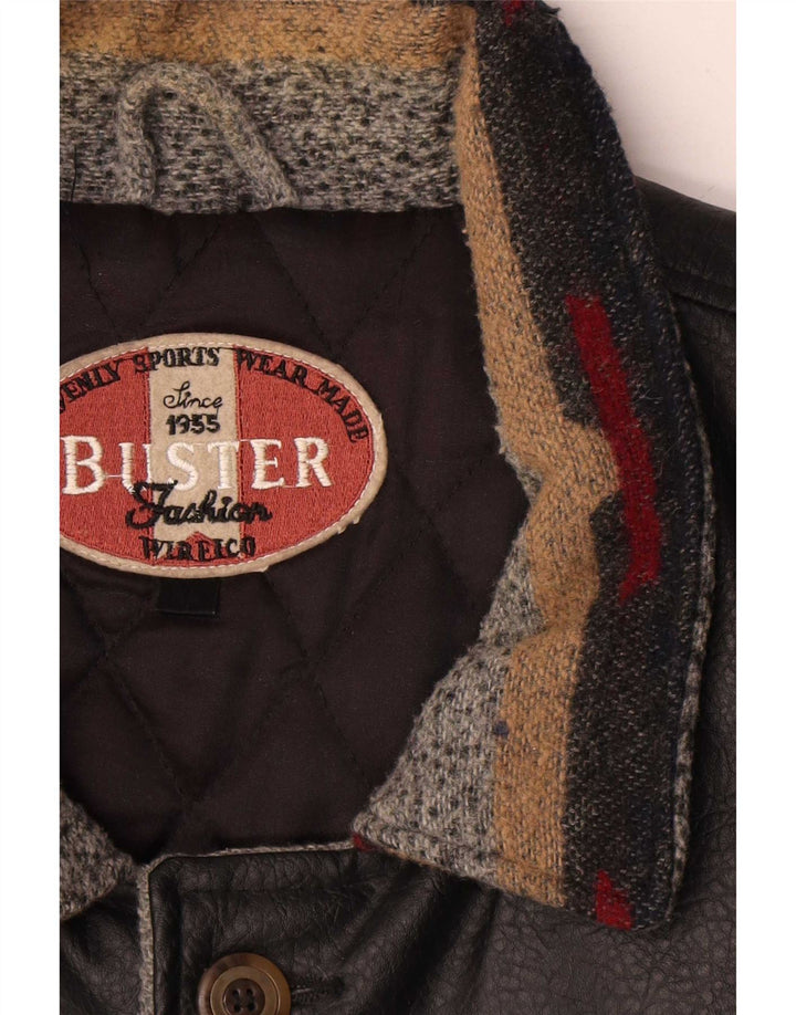 Buster Herren Windjacke IT 58 4XL Grau gestreift aus Acryl