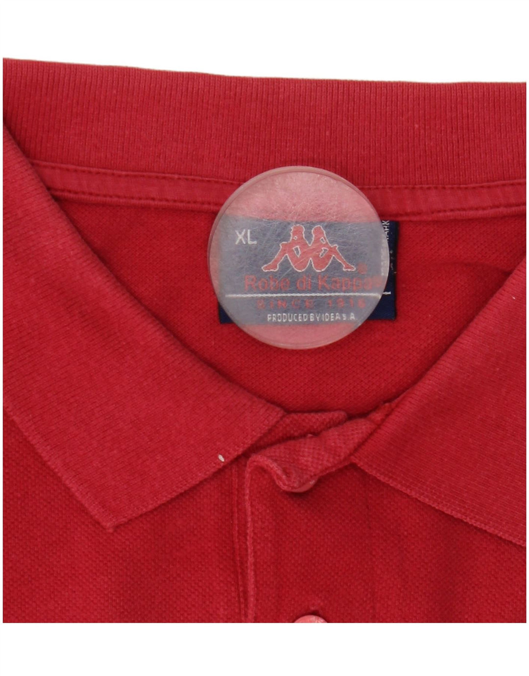Kappa Herren Langarm-Poloshirt XL Rot