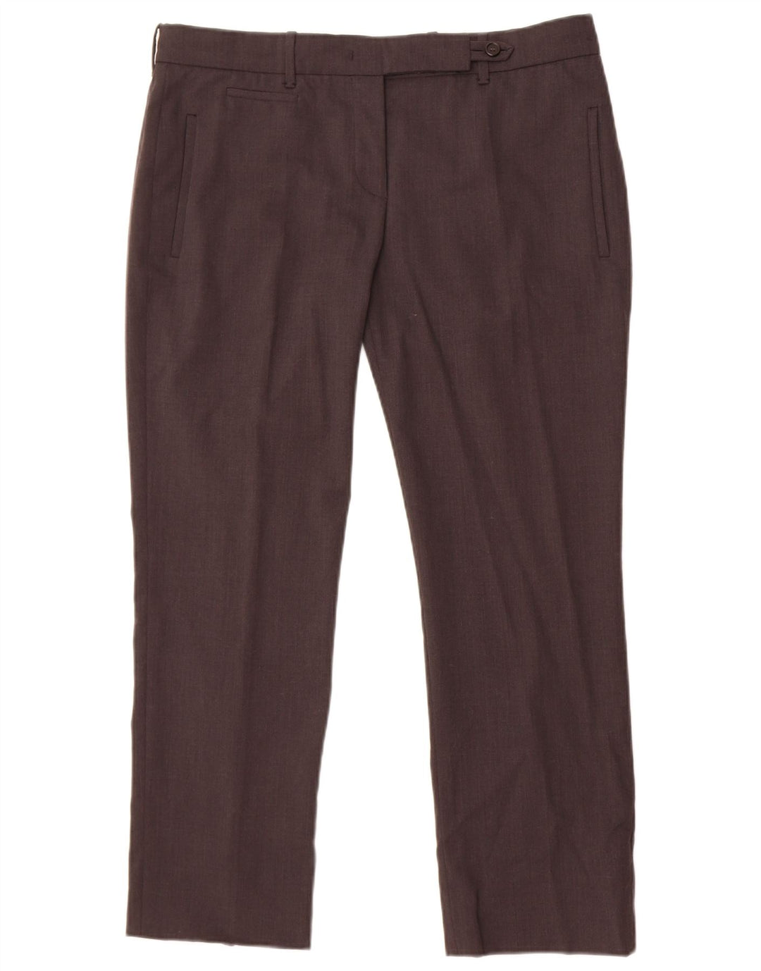 Prada Damen gerade Anzughose IT 44 Medium W34 L26 Grau