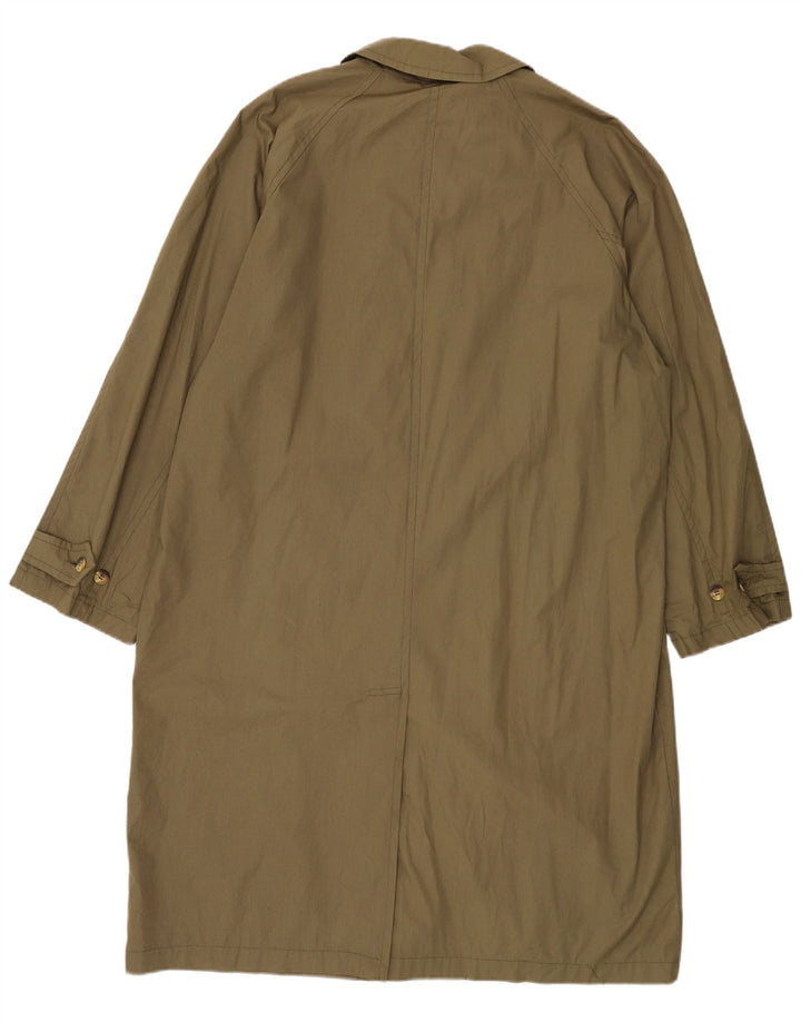 Stratos Herrenmantel UK 40 Large Khaki Baumwolle
