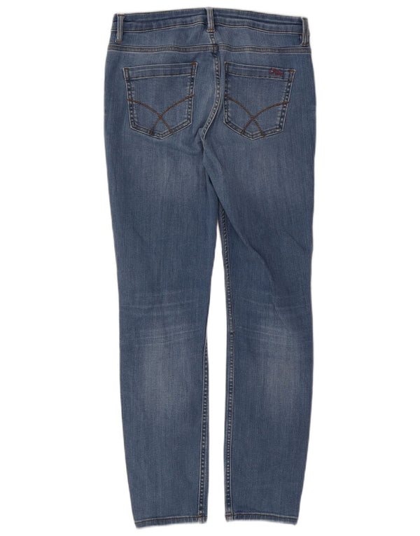 Crew Clothing Damen Skinny Jeans UK 12 Medium W28 L27 Blaue Baumwolle