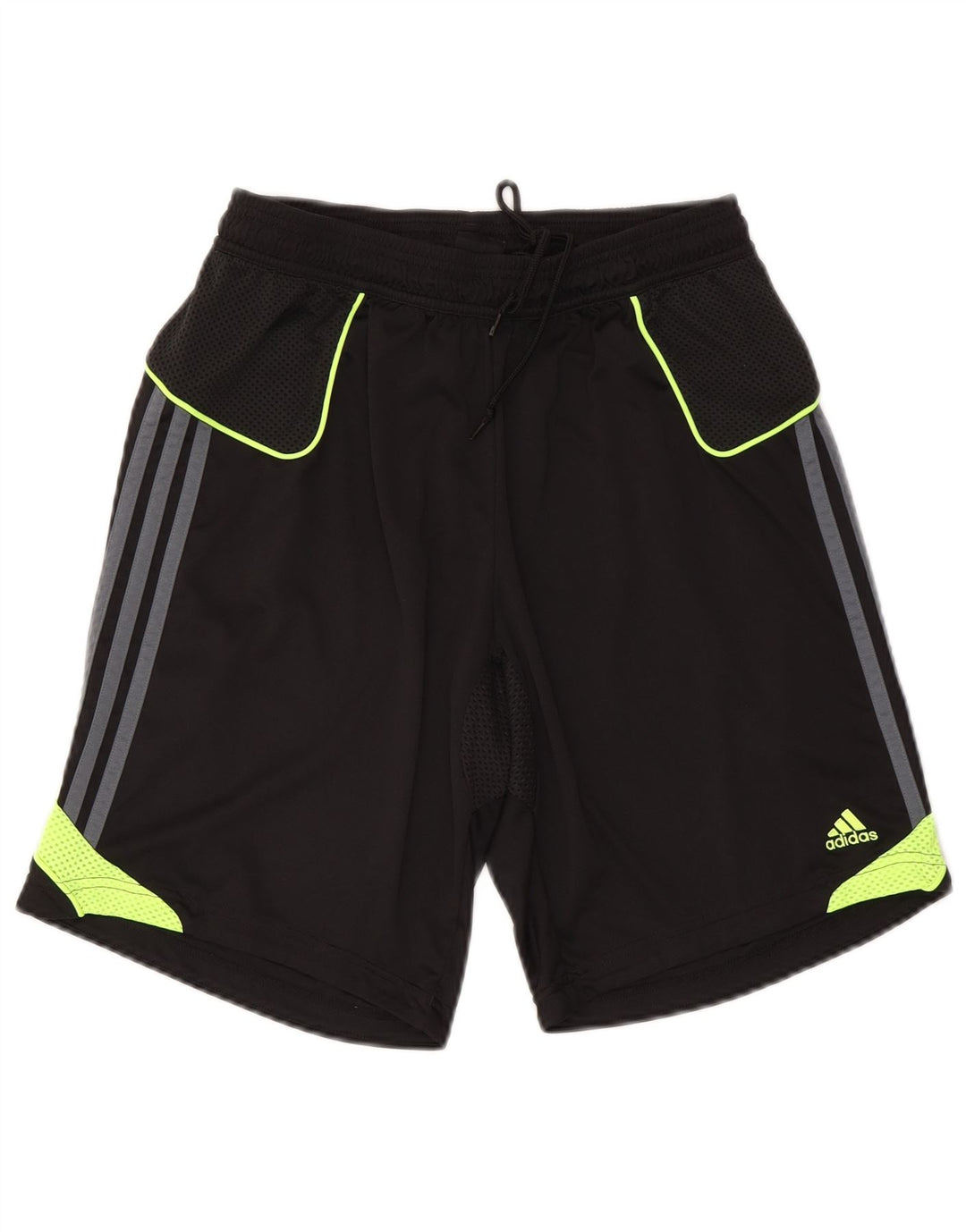 Adidas Herren Climacool Sportshorts, groß, schwarzes Farbblock-Polyester