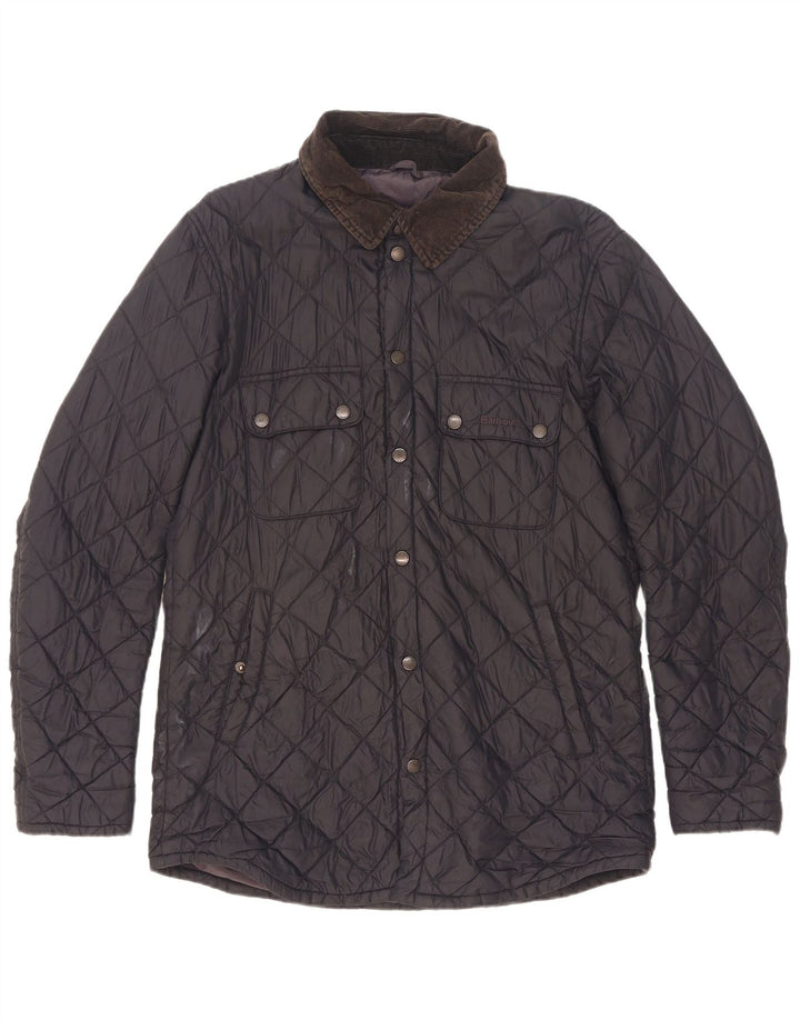 Barbour Herren Steppjacke UK 38 Medium Navy Blue Polyamid