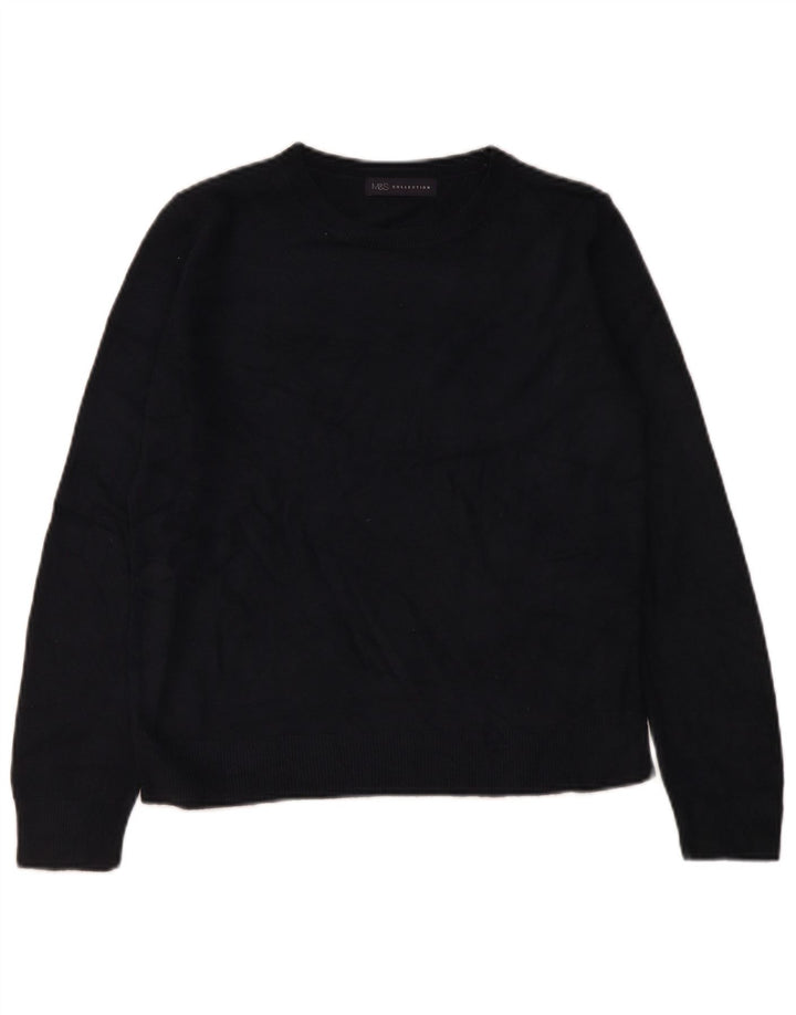 Marks & Spencer Damen-Pullover mit U-Boot-Ausschnitt, Gr. 12, mittleres Marineblau