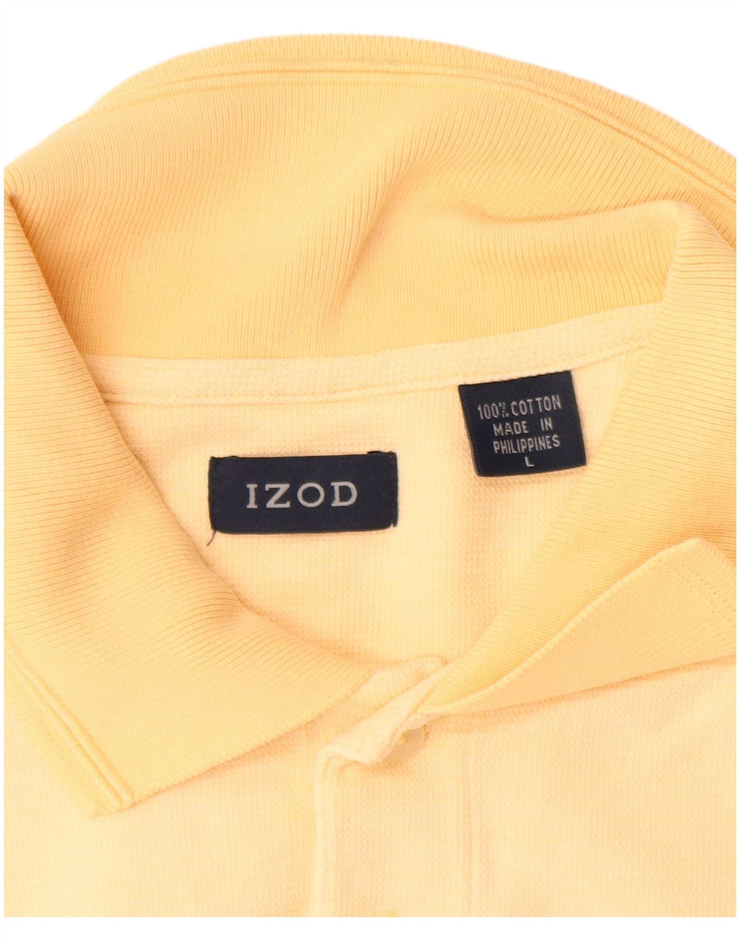 Izod Herren-Poloshirt, groß, gelbe Baumwolle