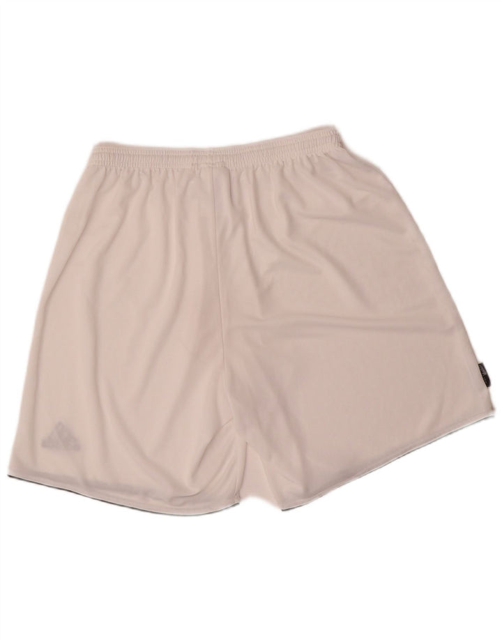 Adidas Herren Climalite Sport Shorts Großes weißes Polyester