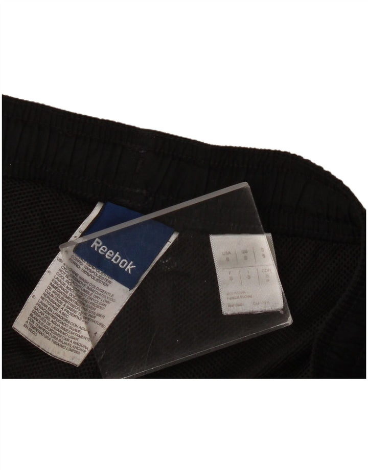 Reebok Herren-Trainingshose, Jogginghose, Größe S, Schwarz, Farbblock-Polyester