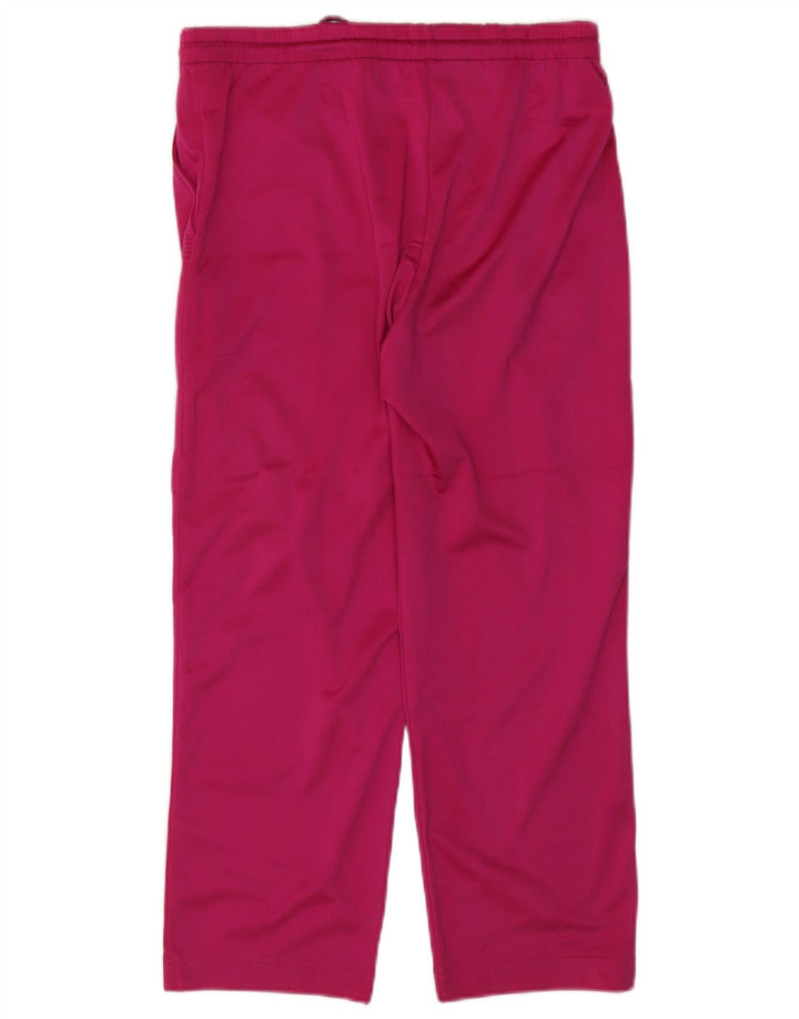 Diadora Damen Crop-Trainingshose UK 12 Mittelrosa
