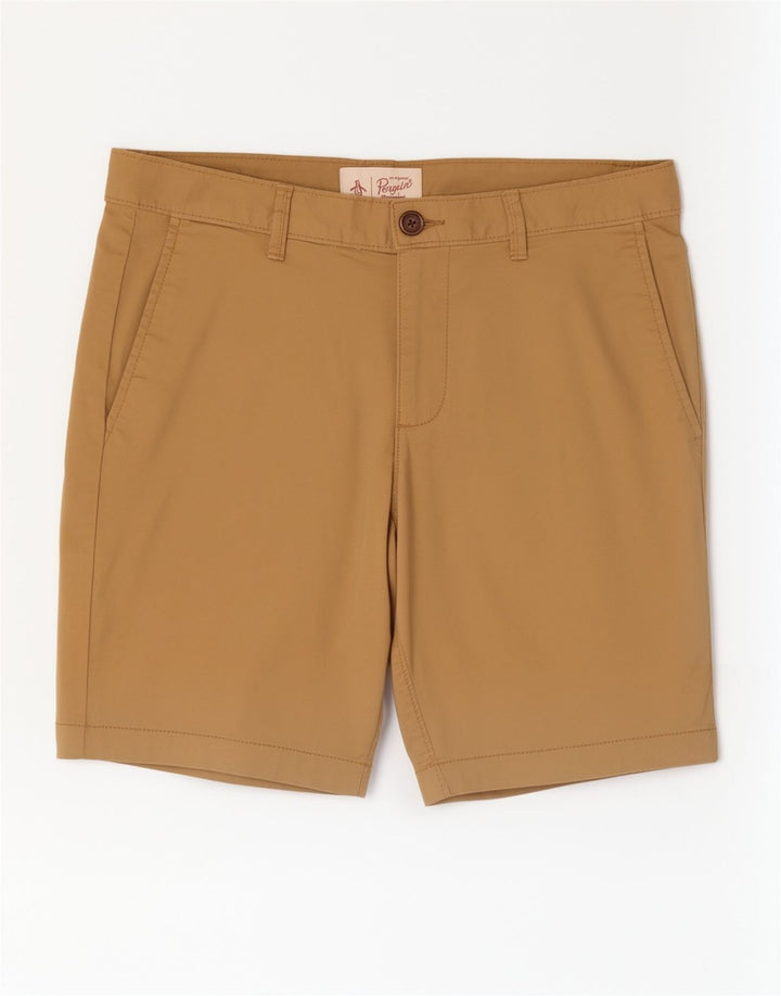 Penguin Herren-Chinoshorts, W30, mittelbeige Baumwolle