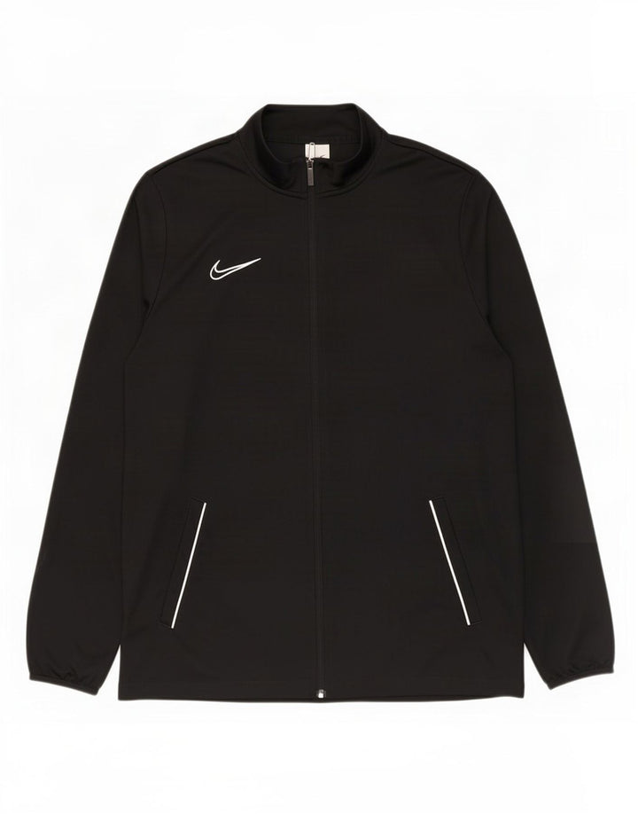 Nike Herren Dri Fit Trainingsanzug Top Jacke XL Schwarz Polyester