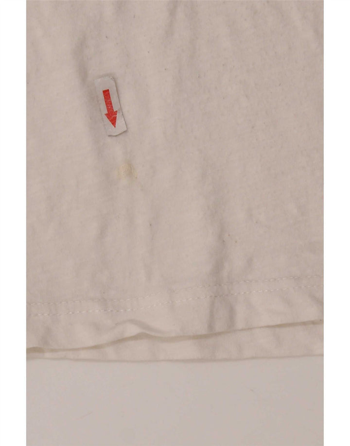 Tommy Hilfiger Herren-T-Shirt mit Grafik, mittelweiße Baumwolle