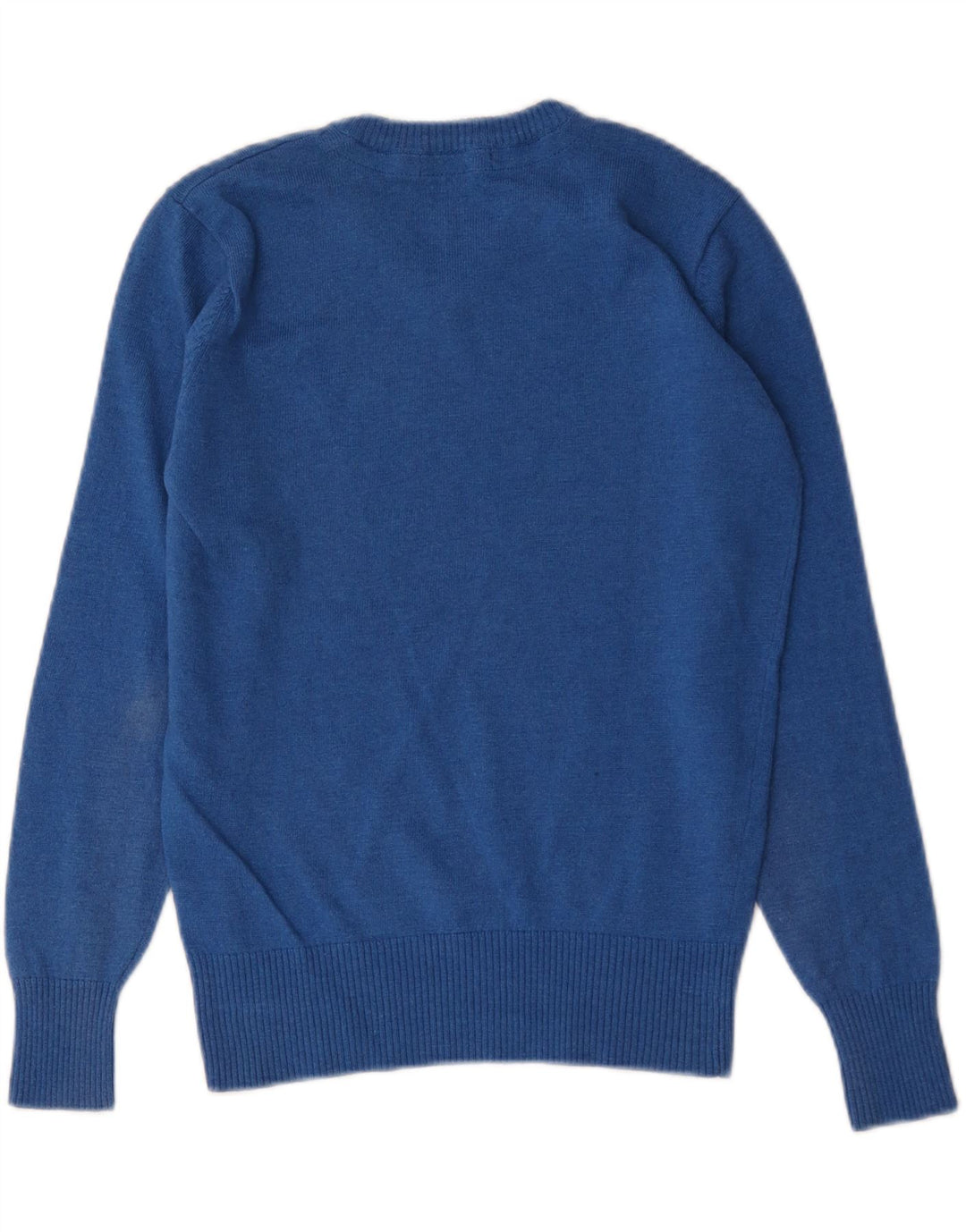 North Sails Jungen-Pullover mit V-Ausschnitt, 12–13 Jahre, kleine blaue Lammwolle