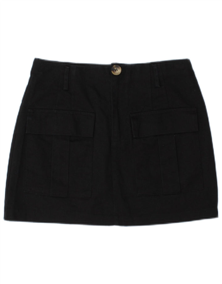 Zara Damen Mini-Cargorock Medium W28 Marineblau