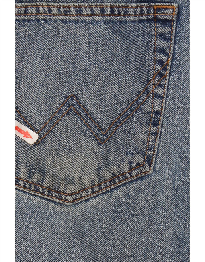 Wrangler Herren Texas Straight Jeans W36 L30 Blaue Baumwolle