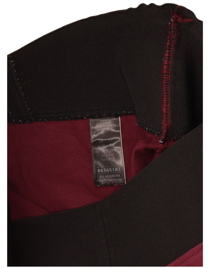 Marks & Spencer Damen-Leggings UK 12 Mittelbordeauxfarbene Viskose
