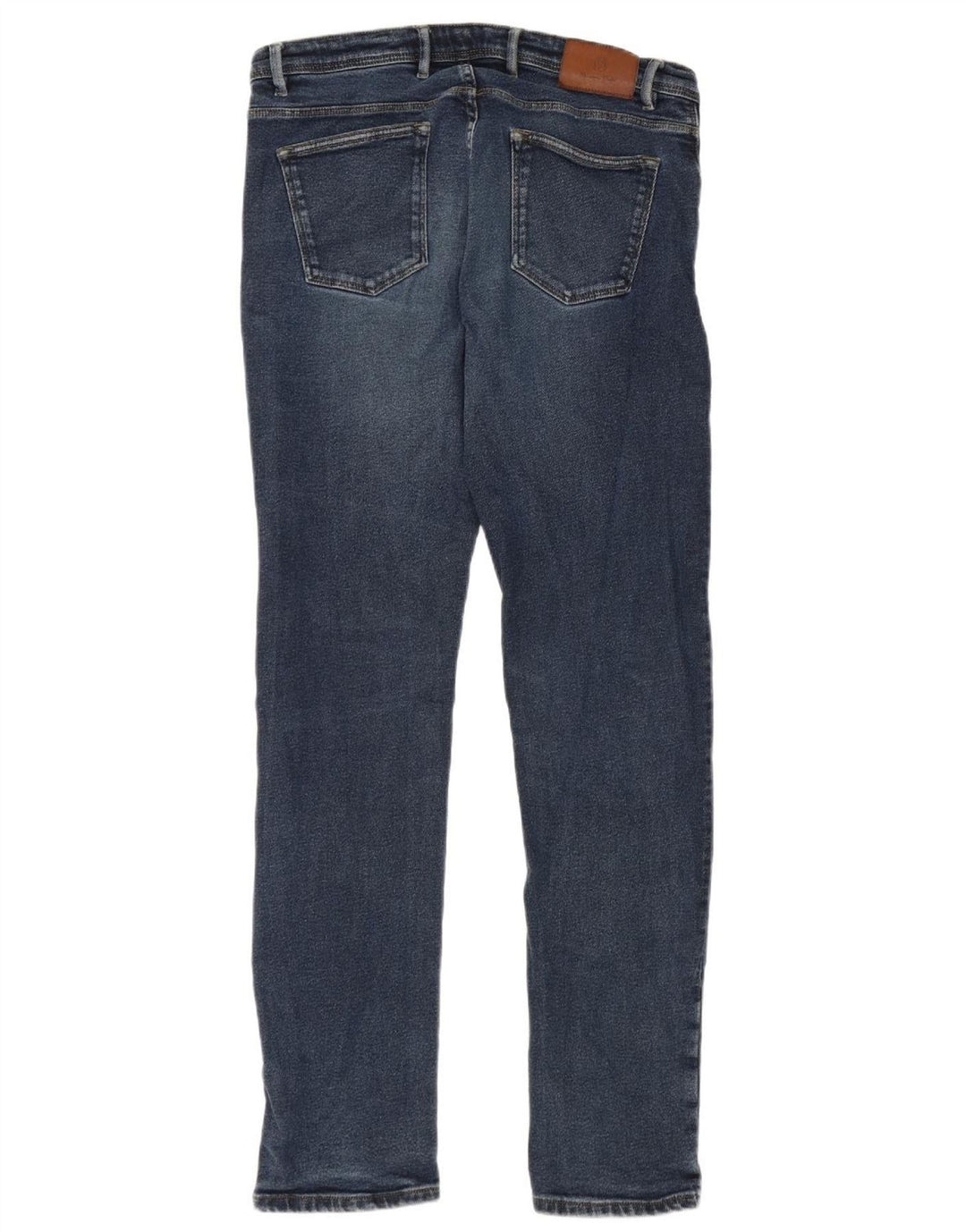 Massimo Dutti Herren Slim Jeans EU 42 Large W32 L31 Blaue Baumwolle