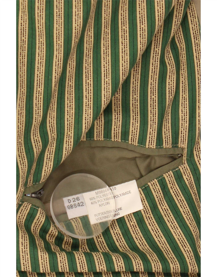 Vintage Herren Bomberjacke UK 42 XL Grüne Mikrofasern