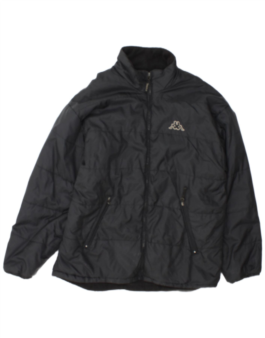 Kappa Herren Wattierte Jacke UK 40 Large Schwarz
