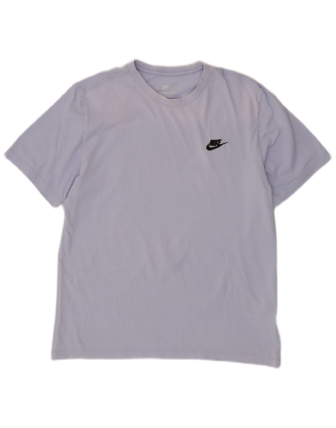 NIKE Herren-T-Shirt aus mittelblauer Baumwolle