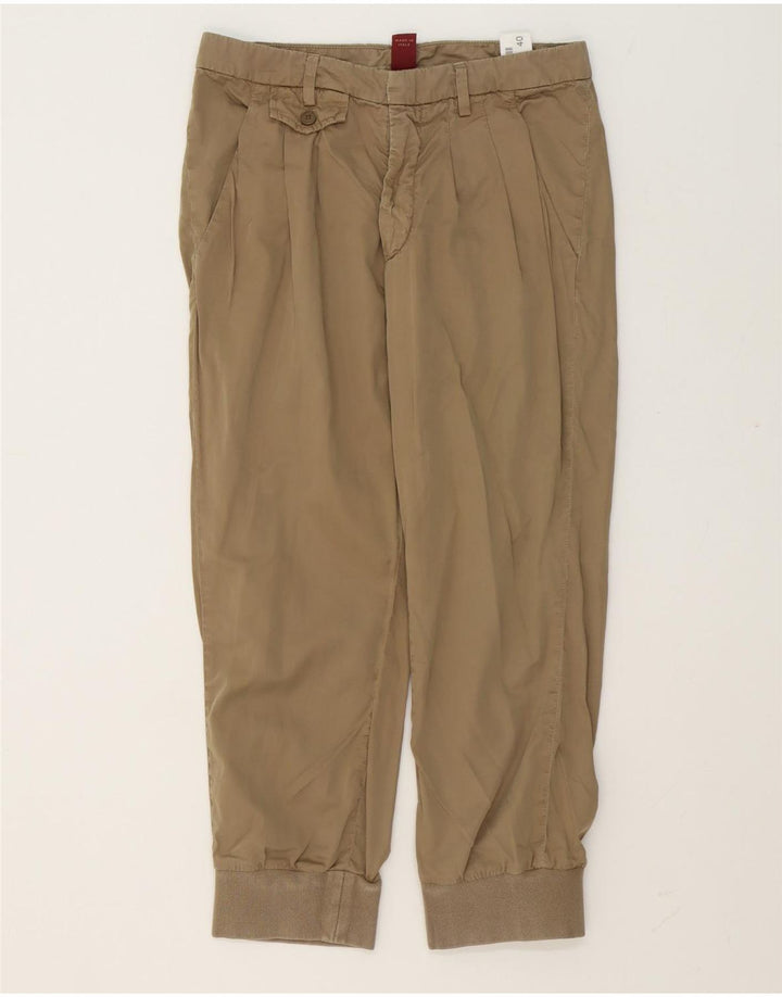 Dondup Damen Pegged Joggers Kurze Hose EU 40 Medium W30 L24 Braun