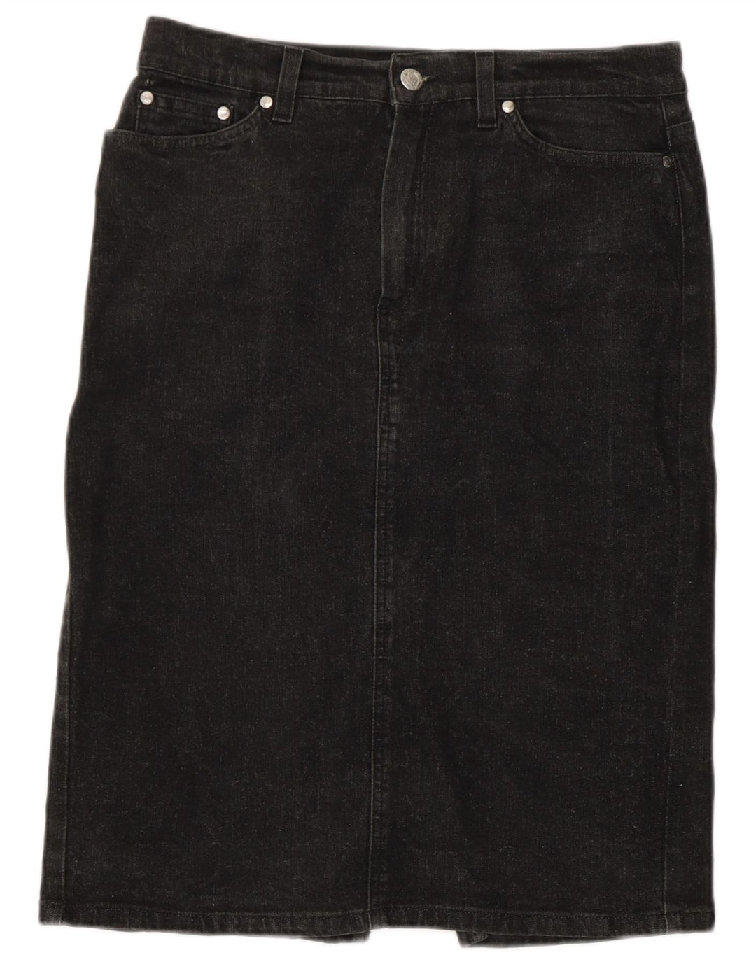 Liu Jo Damen Jeansrock W29 mittelgraue Baumwolle
