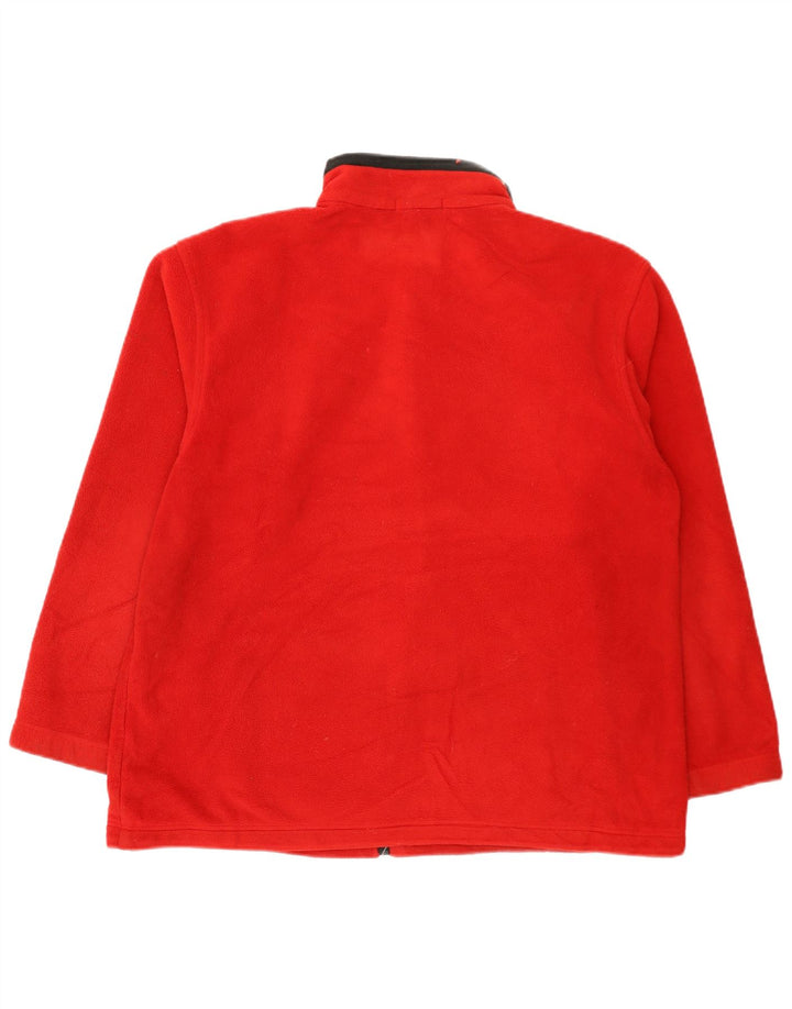 Marks & Spencer Herren St. Michael Fleecejacke UK 16 Large Rot Polyester