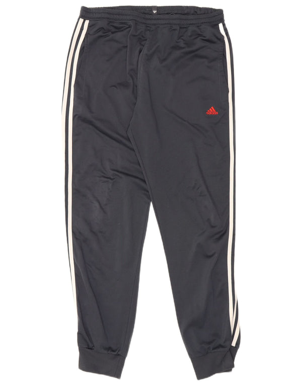 Adidas Herren Trainingshose Jogger UK 42/44 Large Marineblau Polyester