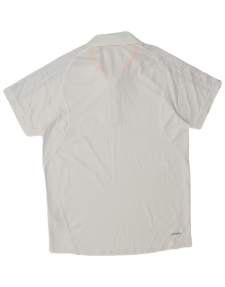 Adidas Herren Climalite Poloshirt Small Weiß