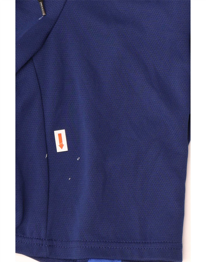 Nike Herren-Dri-Fit-Sportshorts, Mittelgroßes Marineblau-Farbblock-Polyester