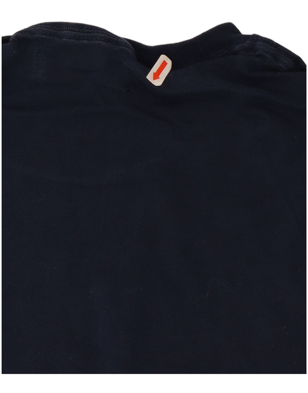 Adidas Herren T-Shirt Top Medium Marineblau gestreift aus Baumwolle