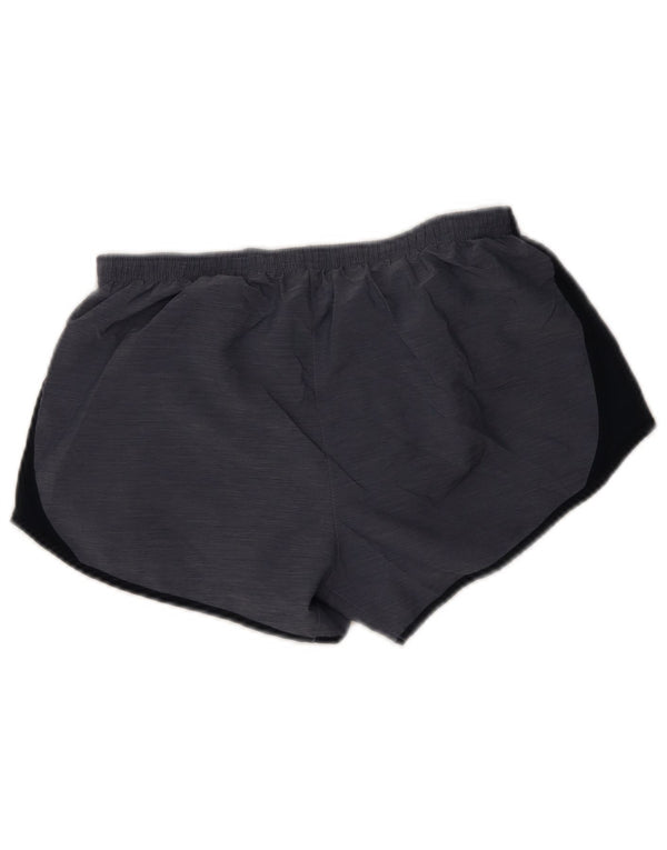 Nike Damen Dri Fit Sport Shorts UK 12 Medium Marineblau Farbblock