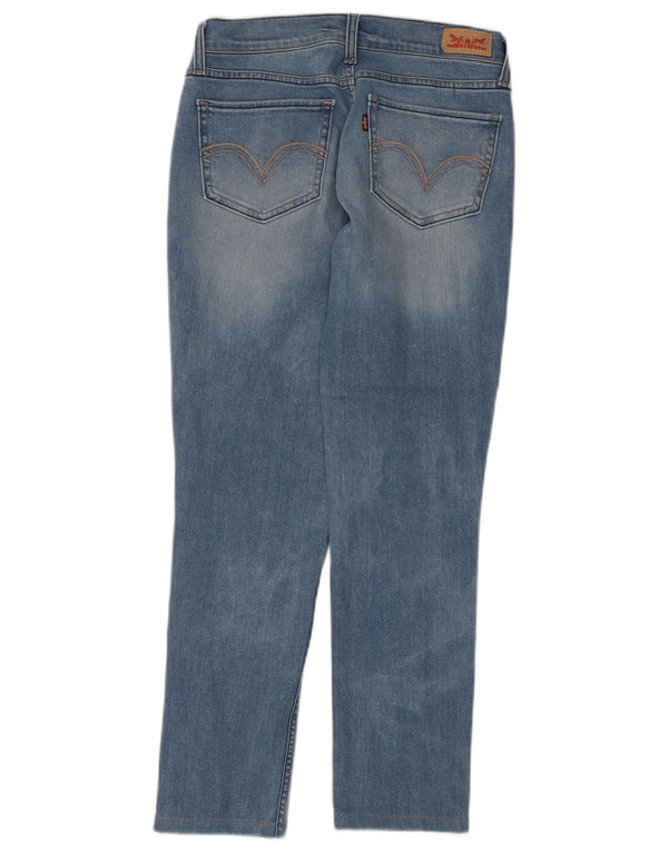 Levi's Damen 524 Too Superlow Slim Jeans W27 L27 Blaue Baumwolle