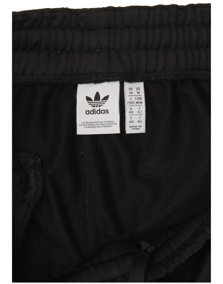 Adidas Damen Trainingshose Jogger UK 14 Medium Schwarz Polyester