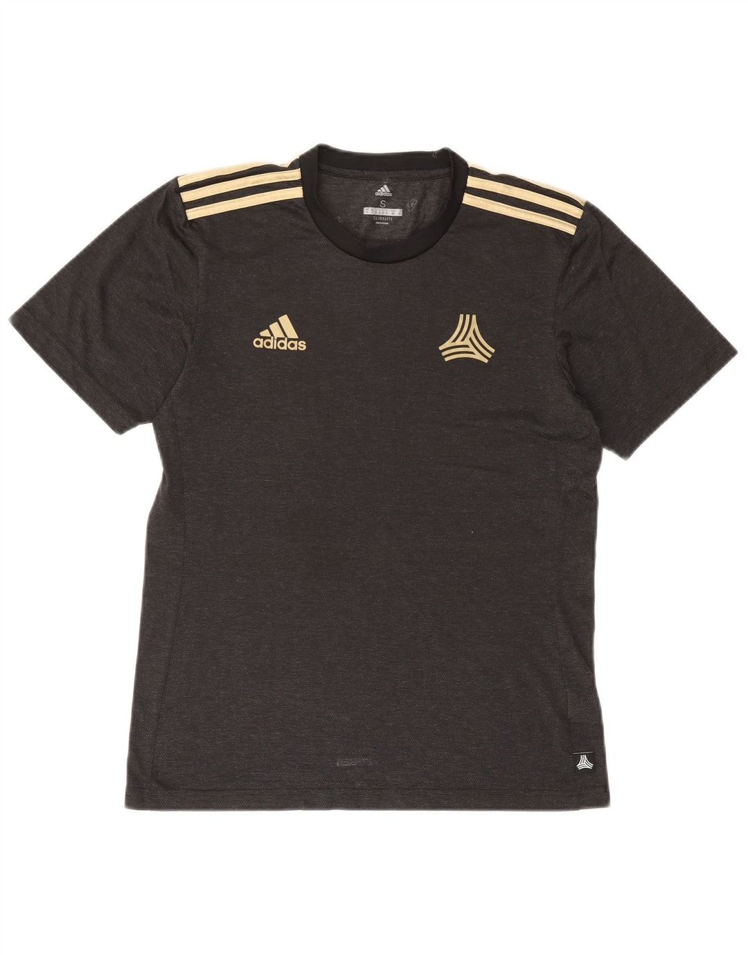 ADIDAS Herren Climalite T-Shirt Top Small Grau Polyester