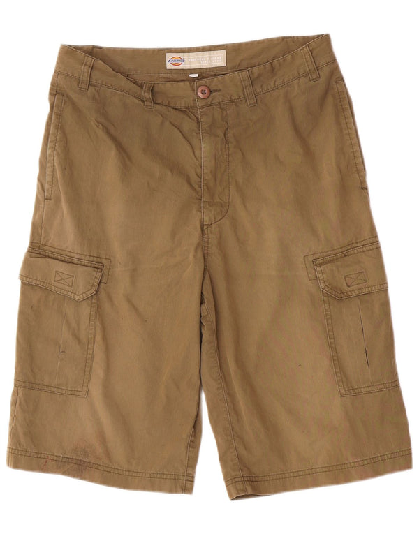 Dickies Herren Cargoshorts Medium W33 Khaki Baumwolle